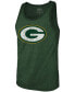 Men's Aaron Rodgers Green Green Bay Packers Name Number Tri-Blend Tank Top