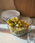 Фото #1 товара Faceted glass salad bowl