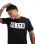 PS Paul Smith t-shirt with number plate print in black