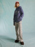 Фото #5 товара Miss Selfridge oversized washed graphic print Portland hoodie in indigo