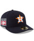 Men's Navy Houston Astros National Baseball Hall of Fame Low Profile 59FIFTY Fitted Hat Синий, 7 1/4 - фото #1