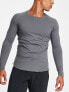 Фото #1 товара Nike Training Axis Dri-FIT ADV tight long sleeve top in grey