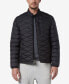 Фото #1 товара Men's Racer Style Quilted Packable Jacket
