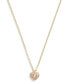 Фото #1 товара COACH faux Stone Heart Pendant Necklace
