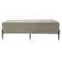 Bench DKD Home Decor Black Cream Metal 140 x 40 x 45 cm