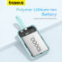 Фото #13 товара Powerbank магнитный Mini от Baseus 10000mAh 20W с кабелем Lightning для iPhone 0.3м синий