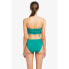 Robin Piccone 295824 Women's Aubrey High Waist Bikini Bottom Iceberg Size S
