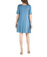 Фото #2 товара Платье женское 24seven Comfort Apparel Soft Flare с карманами