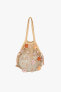 Floral leather shoulder bag - limited edition