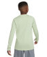 Big Kids Dri-FIT Legend Logo-Print Long-Sleeve Training T-Shirt