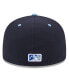 Фото #5 товара Men's Navy West Michigan Whitecaps Authentic Collection Alternate Logo 59FIFTY Fitted Hat