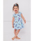 Girls Short Sleeve Dress with Scrunchy [SizeDescription1]