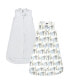 ფოტო #1 პროდუქტის Baby Boys Interlock Cotton Sleeveless Sleeping Bag, Blue Royal Safari