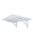 Фото #5 товара Wall Mounted Desk Simple Folding Computer Desk - White