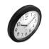 Фото #4 товара Настенные часы цифровые Mebus 52450 - Круглые - Черные - Пластиковые - Современные - AA