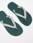 Tommy Jeans beach flip flop in green