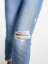 Фото #5 товара River Island Tall slim mom jeans in mid blue wash