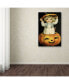 Фото #3 товара Vintage Apple Collection 'Halloween Pumpkin Head Child' Canvas Art - 12" x 19"
