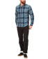 ფოტო #3 პროდუქტის Men's Fairfax Plaid Lightweight Flannel Shirt