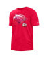 Фото #3 товара Men's Red Kansas City Chiefs 2022 Sideline Ink Dye T-shirt
