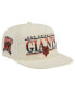 Фото #1 товара Men's Cream San Francisco Giants Throwback Bar Golfer Corduroy Snapback Hat