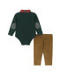 ფოტო #3 პროდუქტის Infant Boys Hunter Holiday Polo Shirtzie Set