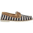 Sperry Leeward 2Eye Vintage Stripe Boat Mens Beige Casual Shoes STS19220