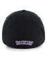 Фото #2 товара Men's Black Colorado Rockies Cooperstown Collection Franchise Fitted Hat