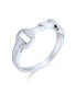 Cowgirl Equestrian Lover Double Horse Snaffle Bit Band Ring Western Jewelry For Women .925 Sterling Silver