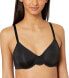 Фото #1 товара Wacoal 177768 Womens Lace Impression Underwire T-Shirt Bra Black Size 36DD