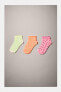 Фото #6 товара Pack of three pairs of fruit print short socks