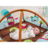 Фото #2 товара Детский развивающий коврик с пуфиками "Сова" - LUDI - с подвесками и зеркалом. Размер:107 x 87 см x 60 см. Возраст: от 0 месяцев.
