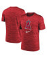 ფოტო #1 პროდუქტის Men's Red Los Angeles Angels Logo Velocity Performance T-shirt