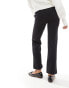 Vero Moda Petite tailored straight leg trousers in black