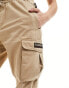 Napapijri Faber cargo tapered trousers in beige