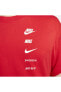 Фото #4 товара Футболка мужская Nike Standart Sayı Grafikli - университет красный FJ0553-657