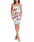 ფოტო #5 პროდუქტის Women's Chiara Floral Twist-Front Sleeveless Dress