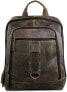 Фото #2 товара Мужской повседневный городской рюкзак кожаный коричневый Jack Georges Arizona Backpack A4516 (Brown)