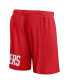 ფოტო #4 პროდუქტის Men's Red LA Clippers Free Throw Mesh Shorts