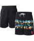 ფოტო #1 პროდუქტის Men's Black St. Louis Cardinals Breeze Volley Swim Shorts