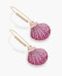 ფოტო #2 პროდუქტის Faux Stone Seashell Dangle Earrings