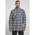 URBAN CLASSICS Checked Roots shirt Бело-синий, L - фото #2