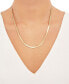 Herringbone 18" Chain Necklace (4.5mm) in 18k Gold-Plated Sterling Silver
