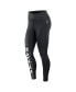 ფოტო #3 პროდუქტის Women's Black Baltimore Ravens Yard Line Crossover Leggings