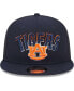 Men's Navy Auburn Tigers Grade Trucker 9FIFTY Snapback Hat