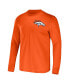 ფოტო #3 პროდუქტის Men's NFL x Darius Rucker Collection by Orange Denver Broncos Team Long Sleeve T-shirt