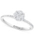 Фото #6 товара EFFY® Diamond Cluster Bridal Set (1/2 ct. t.w.) in 14k White Gold