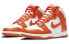 Фото #4 товара Кроссовки Nike Dunk High Retro "Orange Blaze" 2021 DD1399-101