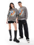 Фото #3 товара ASOS DESIGN unisex oversized sweatshirt with Tony the Tiger print in grey