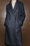 Zw collection wool blend frock coat